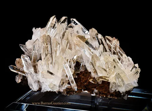 Quartz on Siderite - image 2