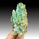 Quartz on Smithsonite - image 1
