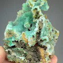 Quartz on Smithsonite - image 2