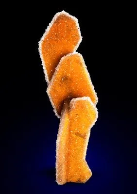 Quartz on Wulfenite image