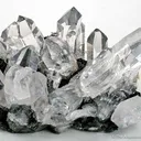Quartz (Optical Quality) on Hematite - image 1