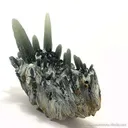 Quartz Prasem Included By Hedenbergite - image 2