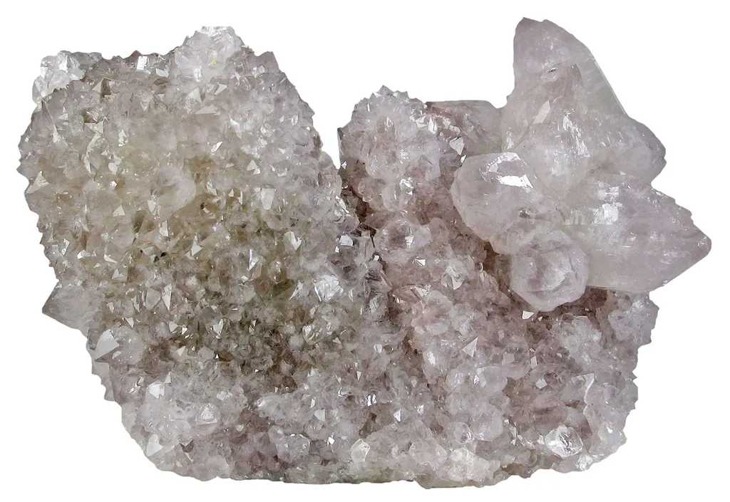 Quartz Ps. After Danburite With Quartz - image 3