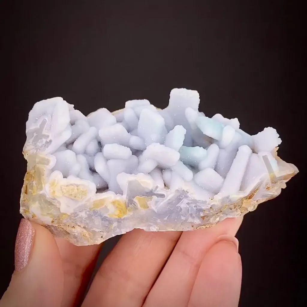 Quartz ps. Anhydrite image