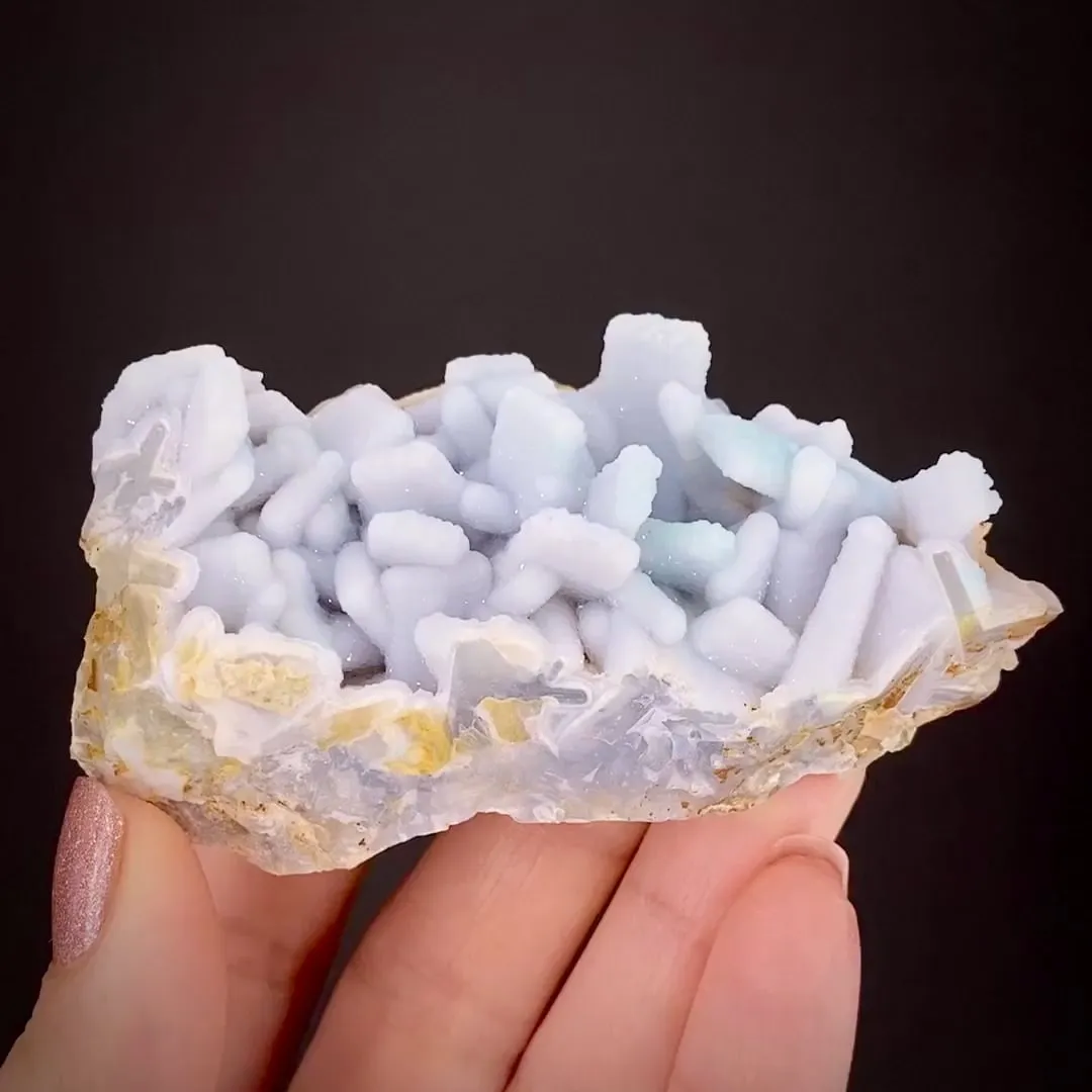 Quartz ps. Anhydrite - image 1