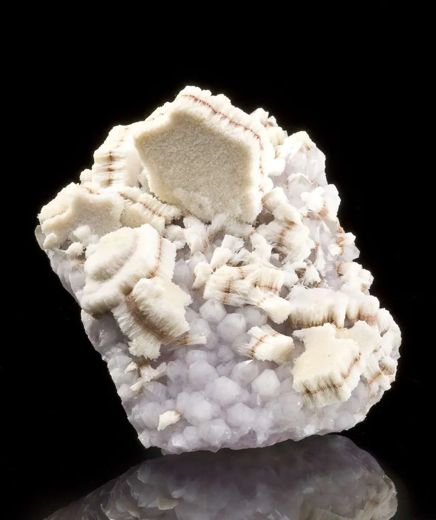 Quartz Ps. Calcite on Quartz - image 4