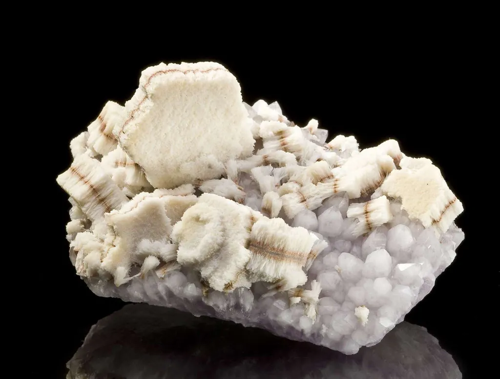 Quartz Ps. Calcite on Quartz image