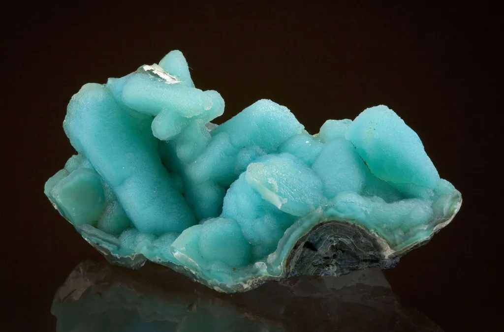 Quartz Ps. Chrysocolla Ps. Azurite - image 2