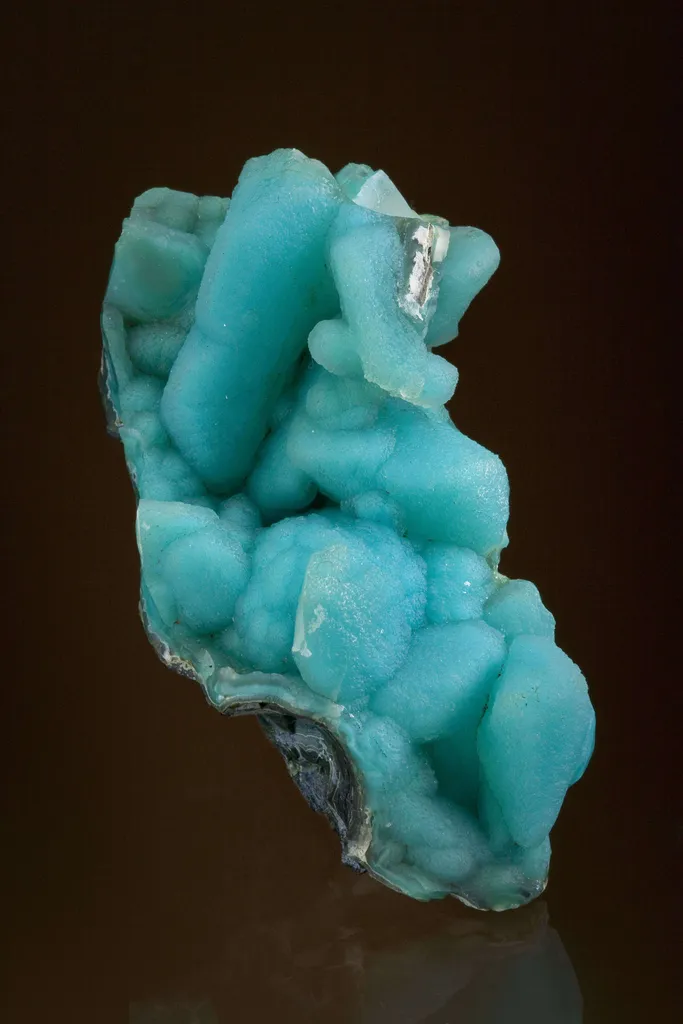Quartz Ps. Chrysocolla Ps. Azurite image