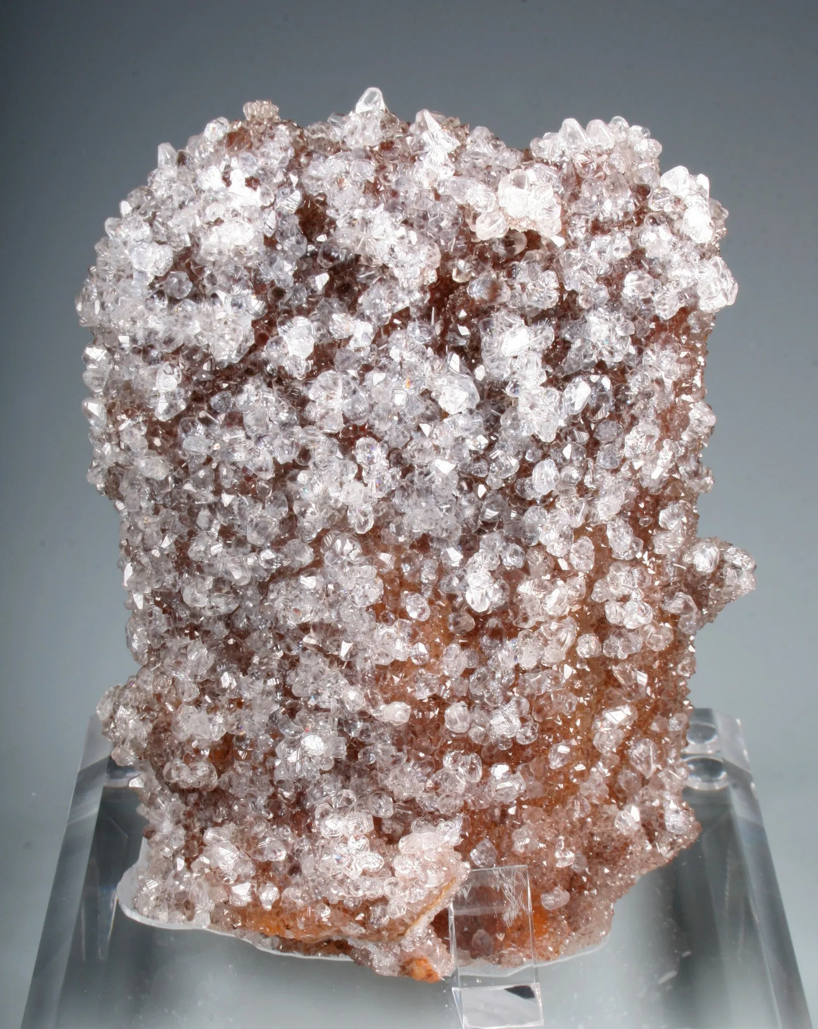 Quartz ps. Danburite with Calcite - image 2