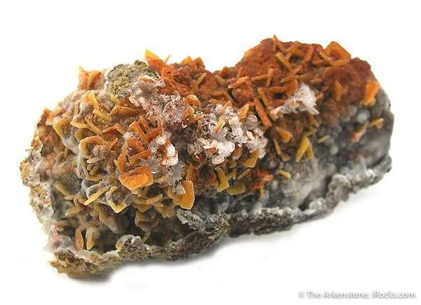 Quartz Ps. Wulfenite image