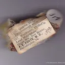 Quartz ps. Wulfenite (dated 1892) - image 4