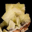 Quartz ps. Wulfenite (dated 1892) - image 2