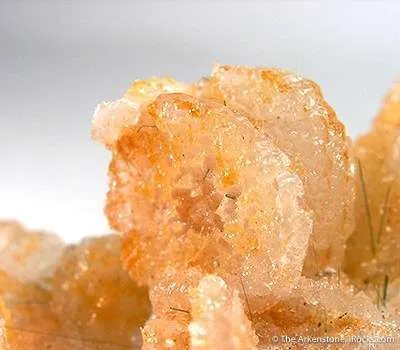 Quartz Pseudo. After Calcite With Actinolite - image 3