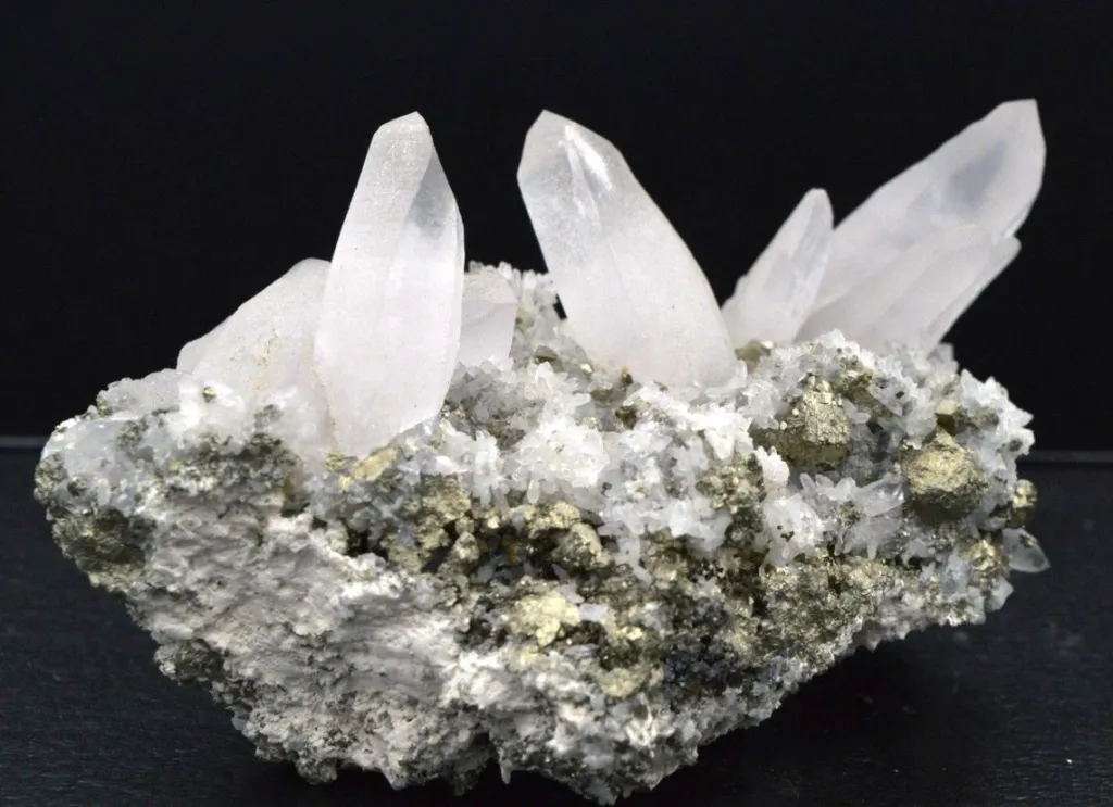 Quartz Pyrite - 300 grams - Madan ore field, Smolyan Oblast, Bulgaria - image 2