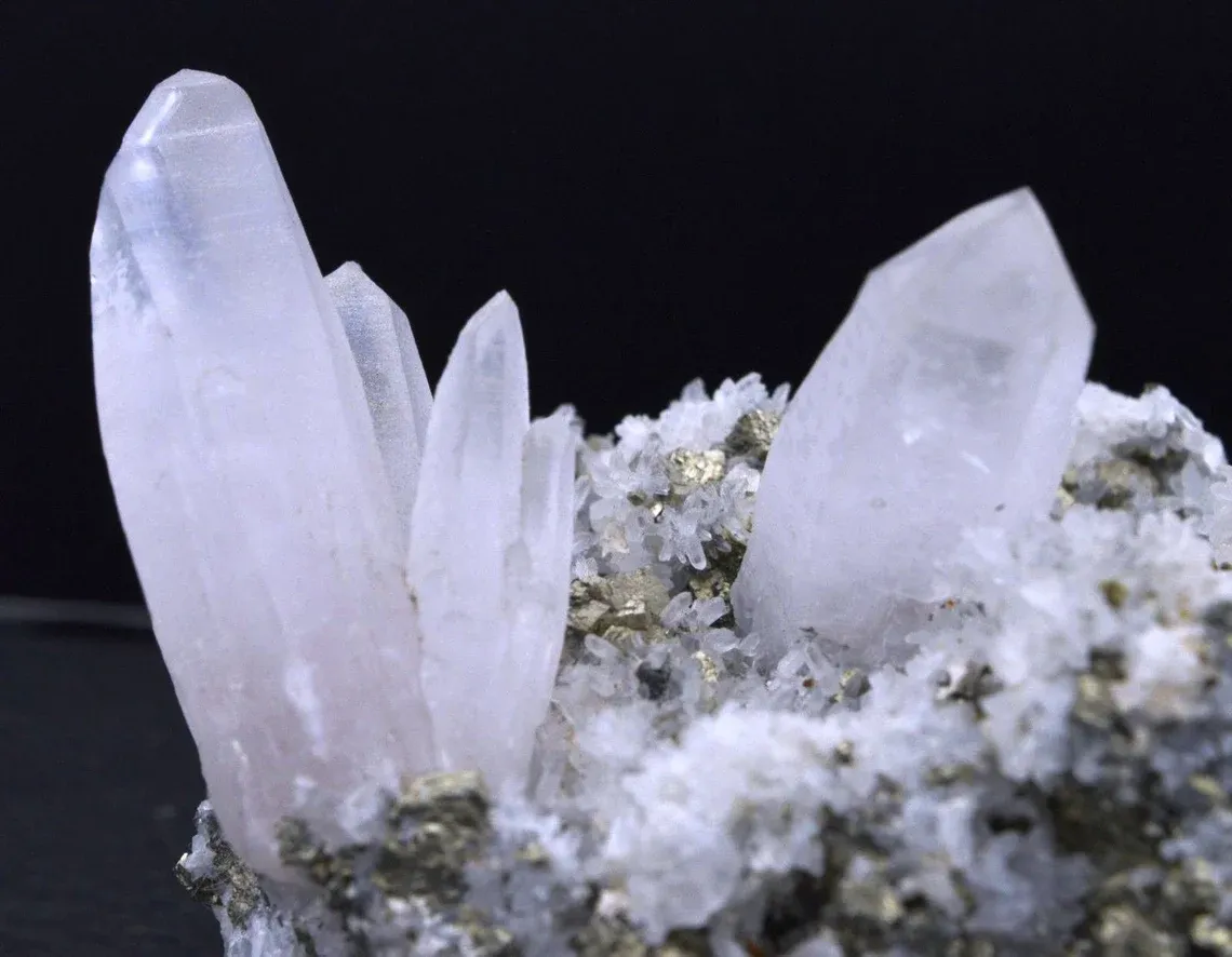 Quartz Pyrite - 300 grams - Madan ore field, Smolyan Oblast, Bulgaria - image 5