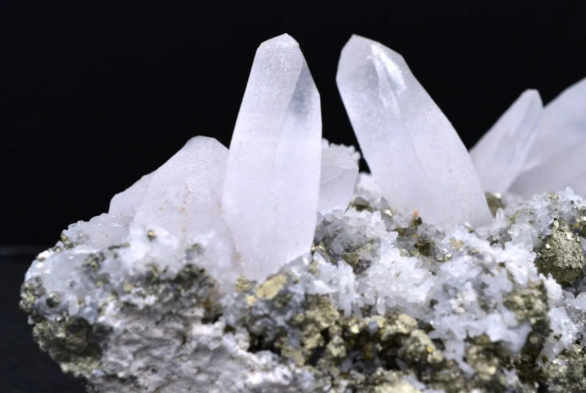 Quartz Pyrite - 300 grams - Madan ore field, Smolyan Oblast, Bulgaria - image 3