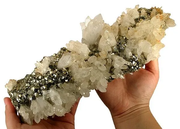 Quartz, Pyrite image