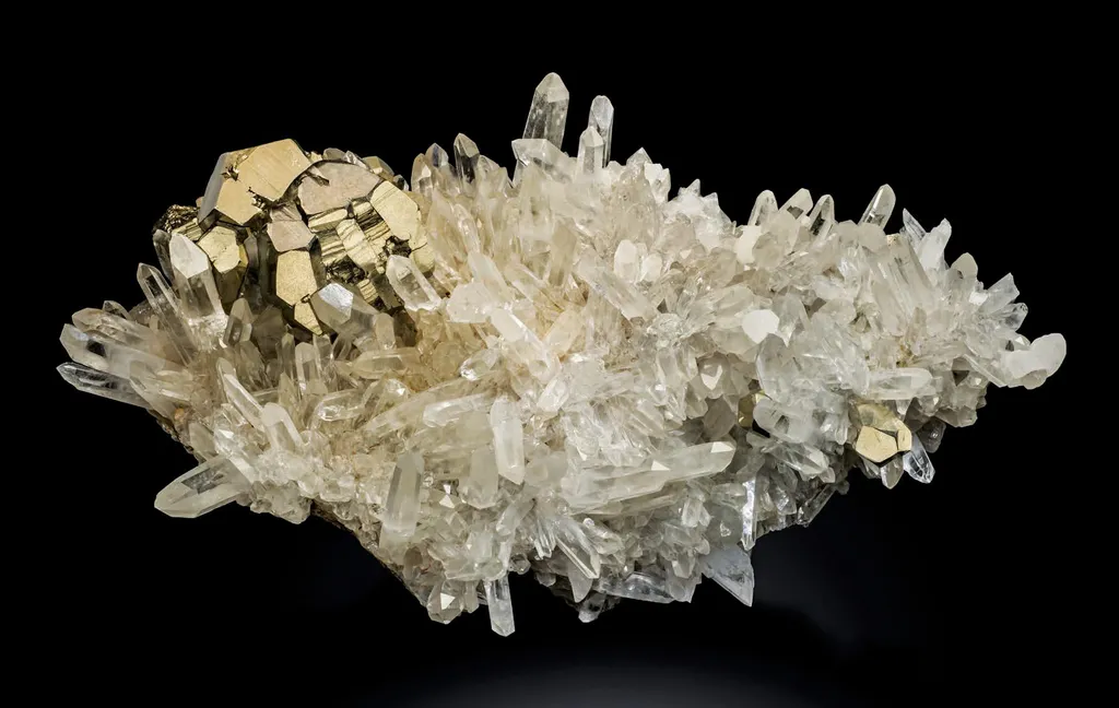Quartz, Pyrite image