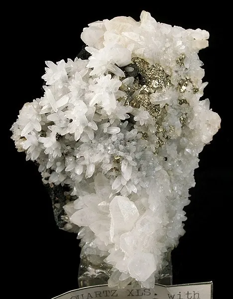 Quartz, Pyrite, Enargite, Bornite image