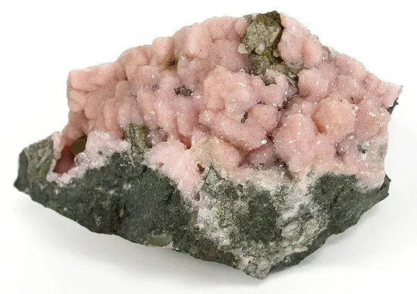 Quartz, Rhodochrosite image