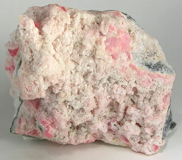 Quartz, Rhodochrosite image