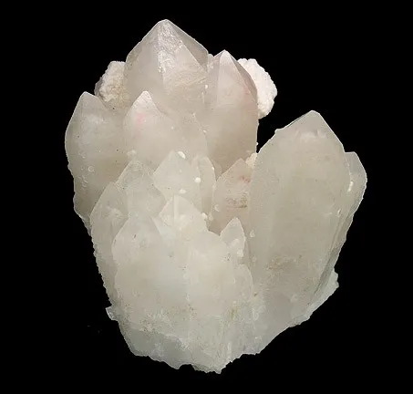 Quartz, Rhodochrosite image