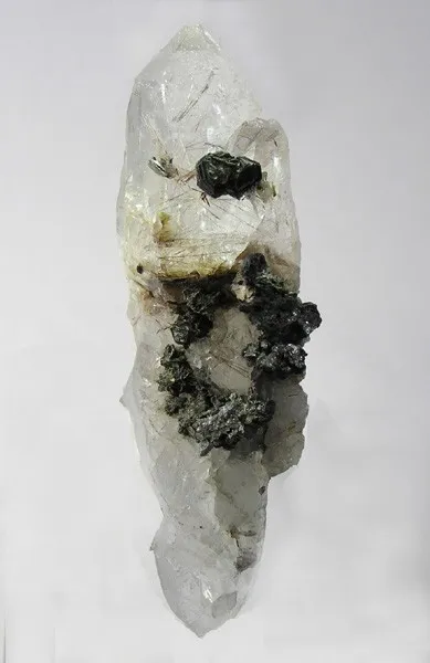 Quartz, Rutile, Clinochlore image