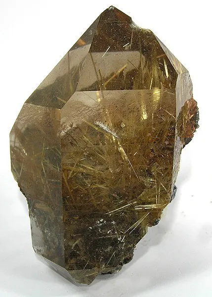 Quartz, Rutile, Hematite image