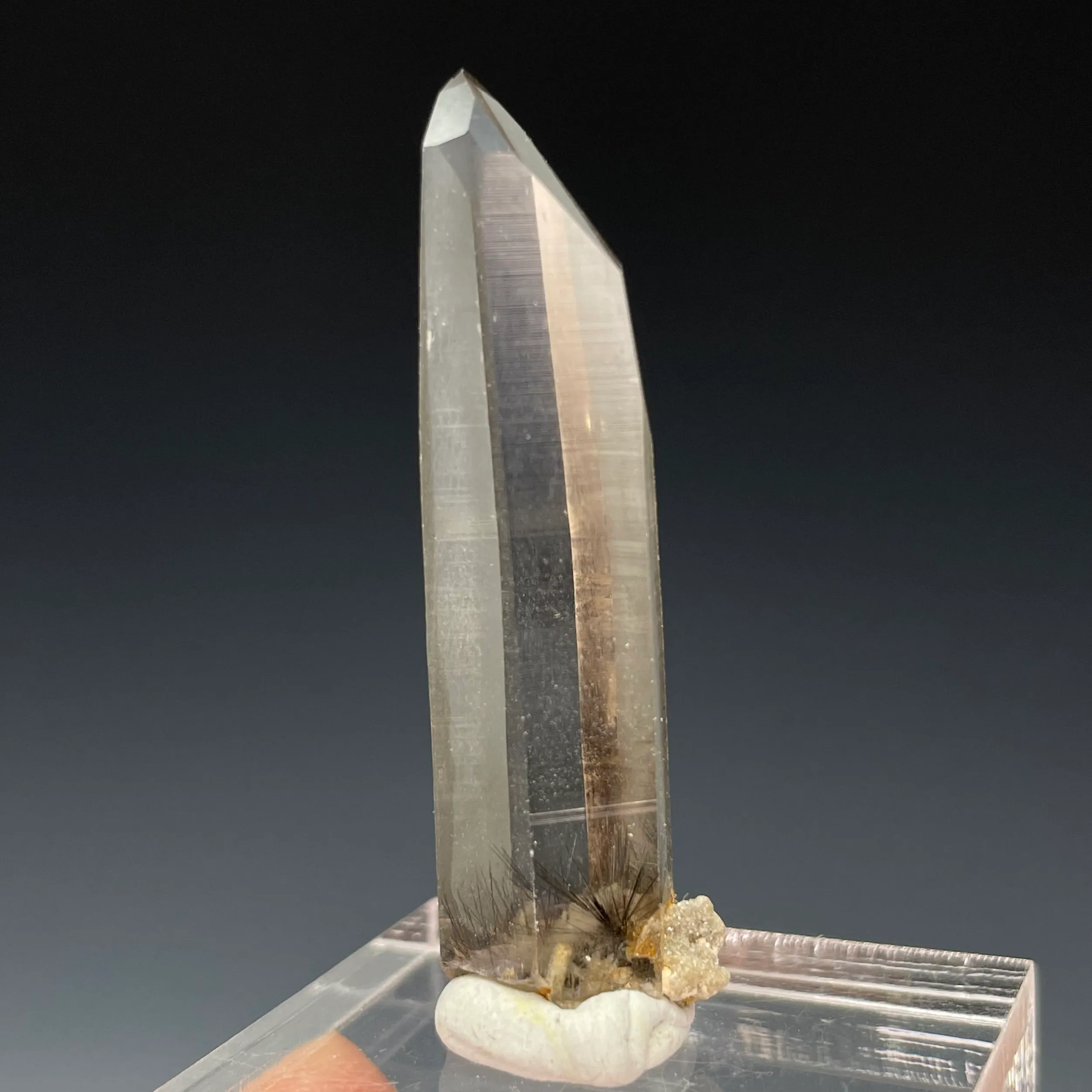 Quartz, Rutile, Saline Valley, Inyo Co., California, USA - image 2