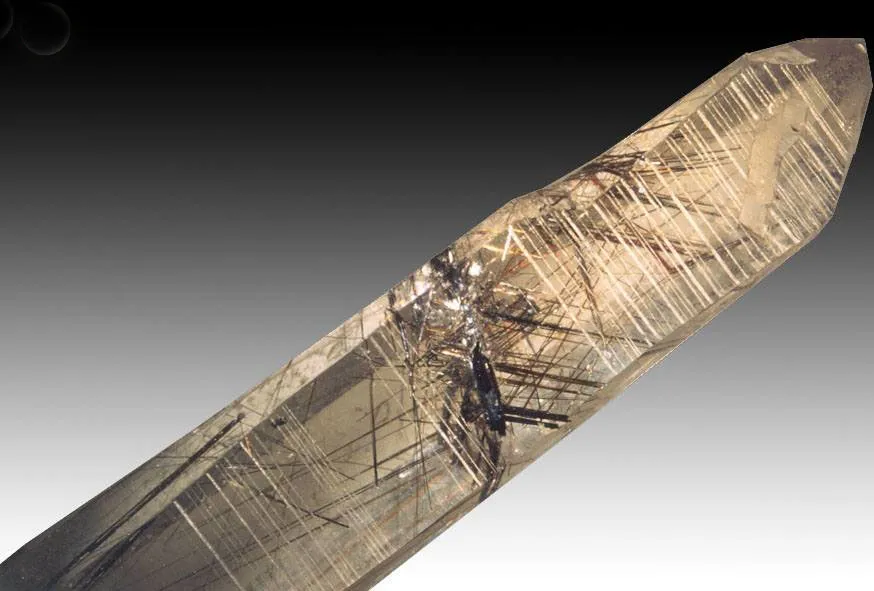 Quartz / rutile, Trimouns, Luzenac, Ariège, France image