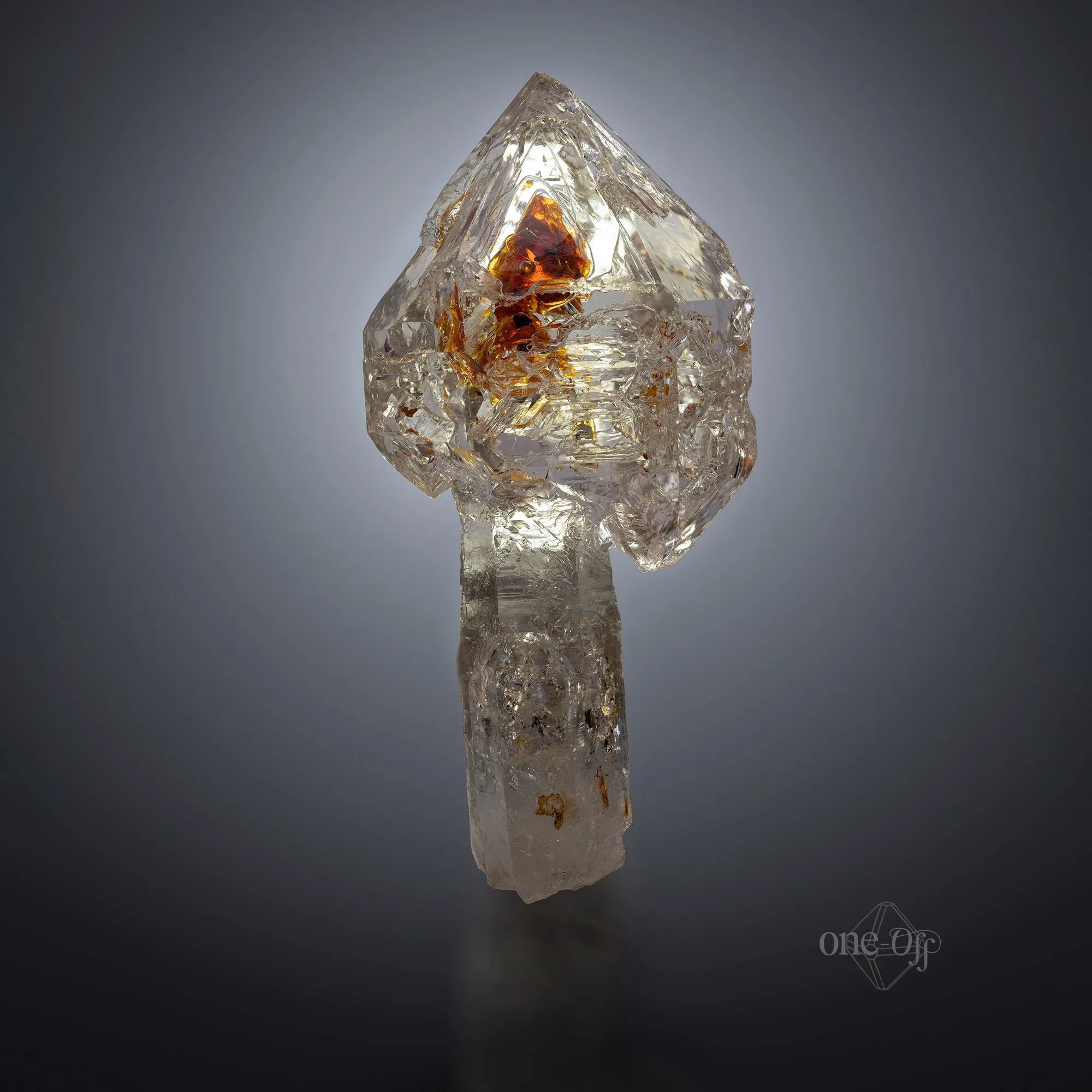 Quartz Scepter w/ Petroleum Inclusions - image 3