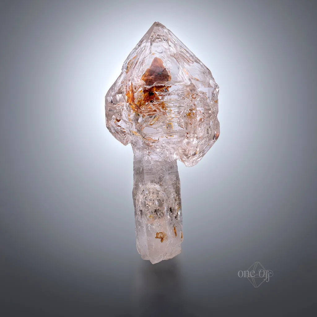 Quartz Scepter w/ Petroleum Inclusions image