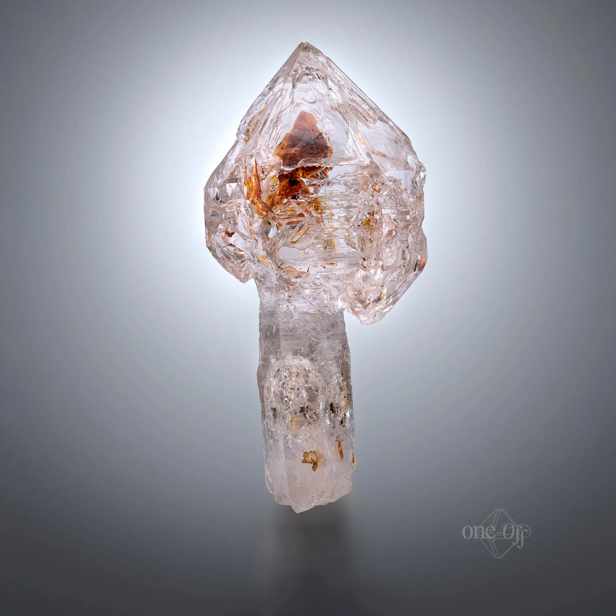 Quartz Scepter w/ Petroleum Inclusions - image 1