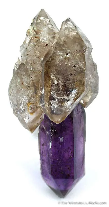 Quartz Scepters on Amethyst (Floater) - image 2