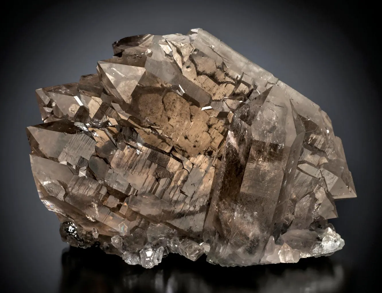 Quartz, smoky gwindel - image 1