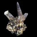 Quartz Spear with Rare Hexagon Mica with Feldspar Natural Mineral Specimen - image 4