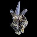 Quartz Spear with Rare Hexagon Mica with Feldspar Natural Mineral Specimen - image 2