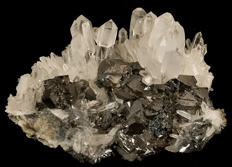 Quartz, Sphalerite image