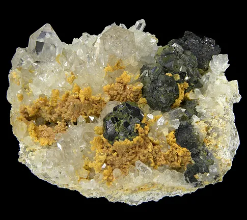 Quartz, Sphalerite image