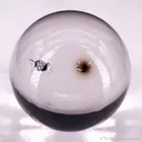 Quartz sphere with Thorite inclusion - image 1