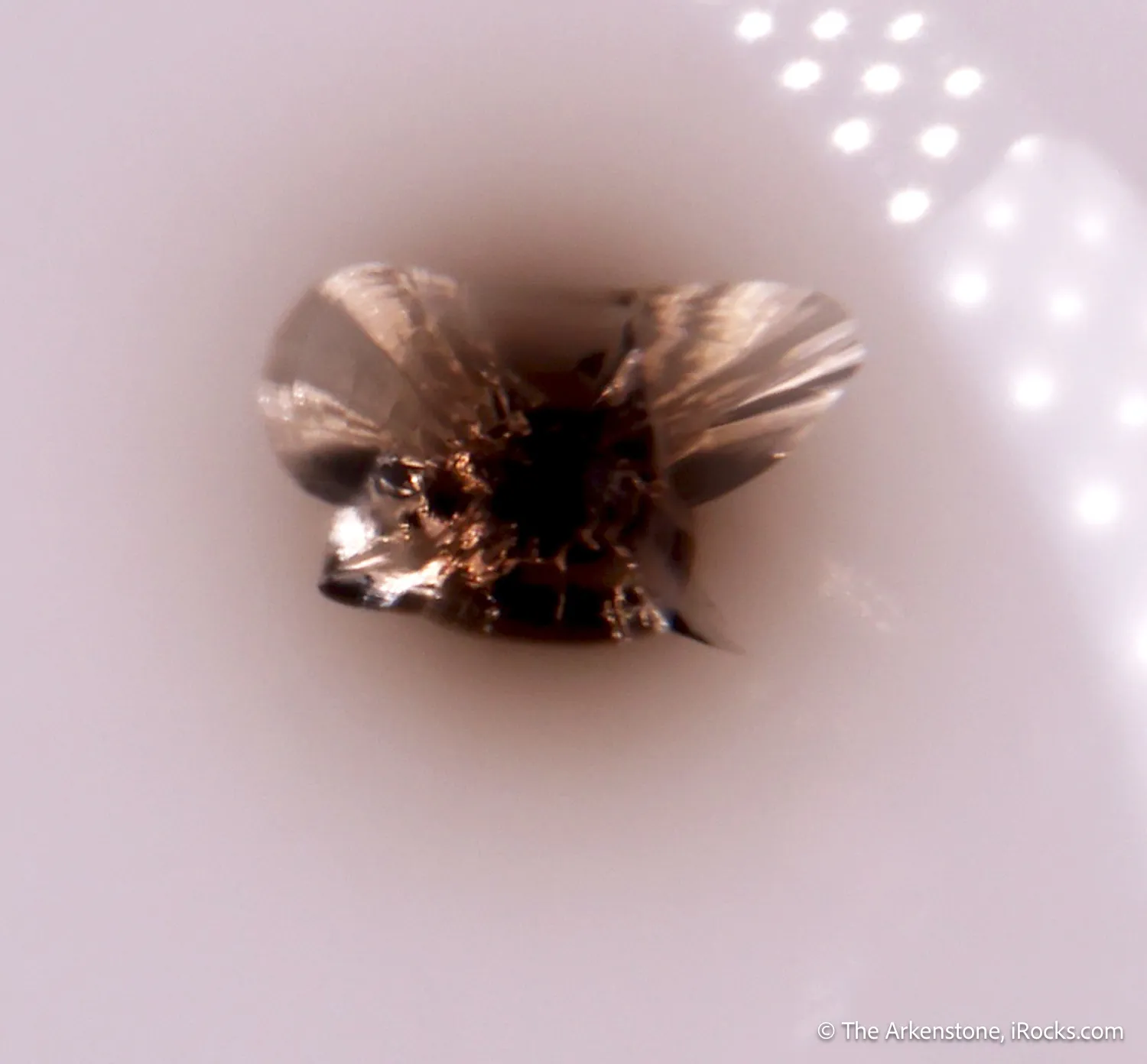 Quartz sphere with Thorite inclusion - image 4