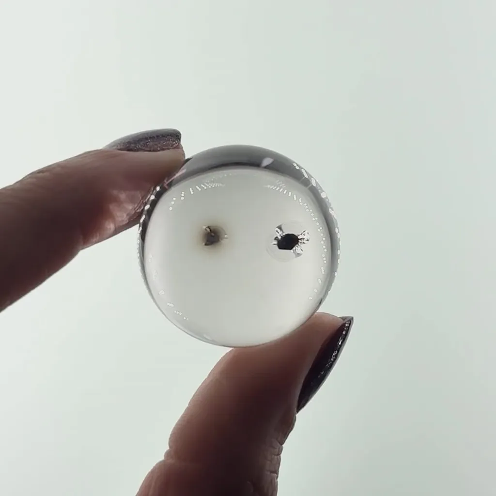 Quartz sphere with Thorite inclusion - image 2