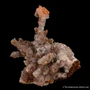 Quartz Stalactite on Quartz with Hematite - image 2
