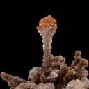 Quartz Stalactite on Quartz with Hematite - image 4