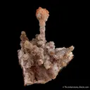 Quartz Stalactite on Quartz with Hematite - image 3