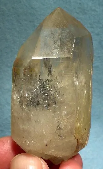 Quartz, Stibnite image