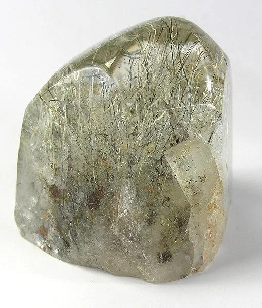 Quartz, Stibnite, Cervantite image