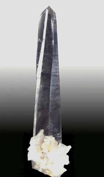 Quartz (Tessin): 19cm x 5cm, Trimouns, Luzenac, Ariège, France image