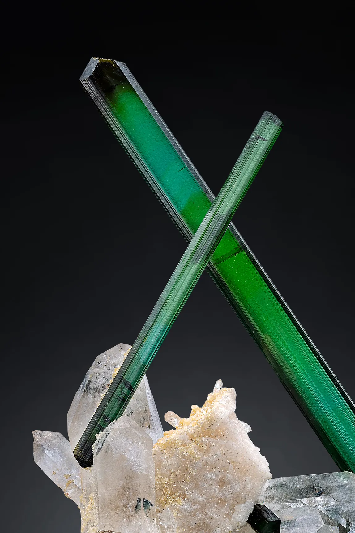 Quartz, Tourmaline from Brazil, Minas Gerais - image 2